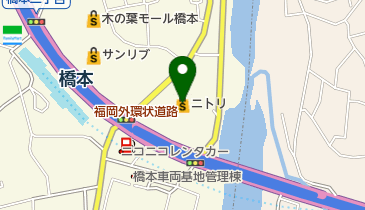 ニトリ福岡西店の地図画像