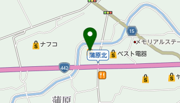 ニトリ八女店の地図画像