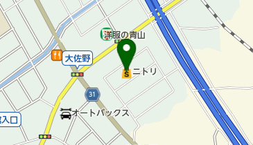 ニトリ太宰府店の地図画像