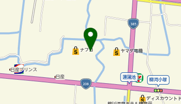 ナフコツーワンスタイル柳川店の地図画像
