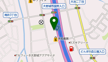 ビッグウッド大野城店の地図画像