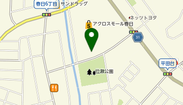 ニトリデコホームアクロスモール春日店の地図画像