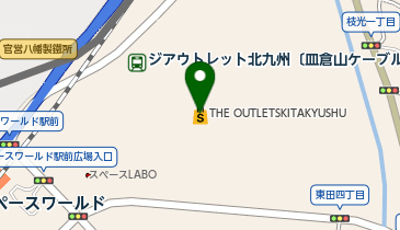 Francfranc BAZARジアウトレット北九州店の地図画像