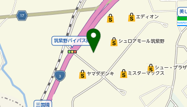 ファニチャーアウトレットエックス福岡筑紫野店の地図画像