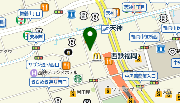 福岡金文堂本店の地図画像