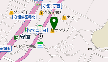 くまざわ書店サンリブもりつね店の地図画像