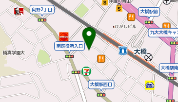 ブックオフ大橋駅西口店の地図画像