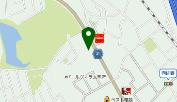 ブックオフ太宰府店の地図画像