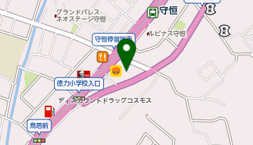 ブックオフ守恒店の地図画像