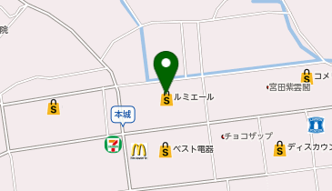 ルミエール宮田店の地図画像