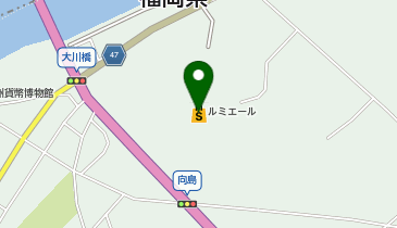 ルミエール大川店の地図画像