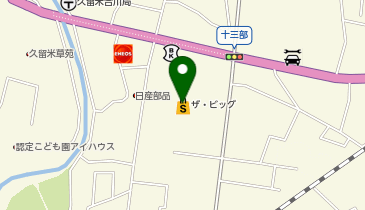 ザ・ビッグ十三部店の地図画像