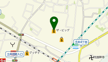 ザ・ビッグ土井店の地図画像