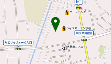 DiREXライフガーデン水巻店の地図画像
