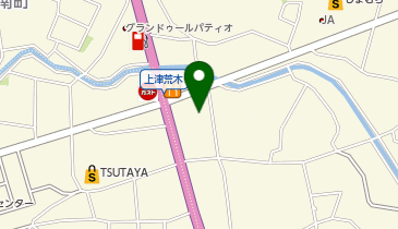 ダイソー久留米上津店の地図画像
