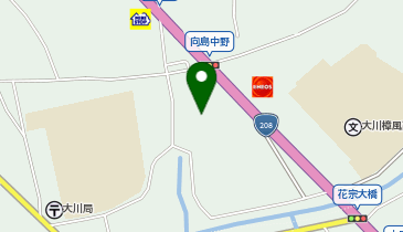 ダイソー大川店の地図画像