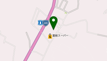 ダイソー筑後北店の地図画像