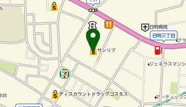 ダイソーサンリブ朝日ヶ丘店の地図画像