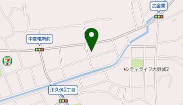 ダイソー大野城川久保店の地図画像