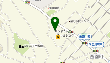 ダイソーマルショク深町店の地図画像