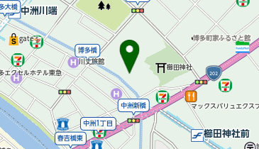 ダイソー上川端店の地図画像