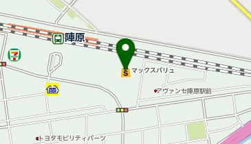 ダイソーマックスバリュ陣原店の地図画像