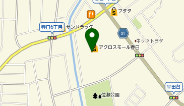 シュー・プラザアクロスモール春日店の地図画像