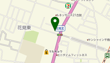 ソフトバンク古賀花見の地図画像
