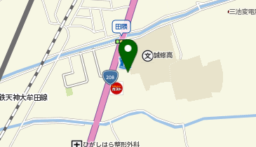 auショップ大牟田不知火プラザの地図画像