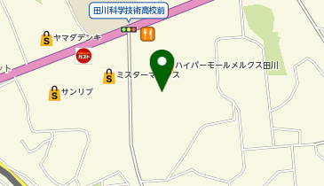 auショップメルクス田川の地図画像