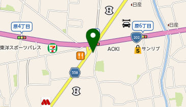 au Style原四ツ角の地図画像