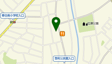 auショップ春日の地図画像