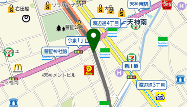 ワイモバイルビックカメラ天神1号館の地図画像