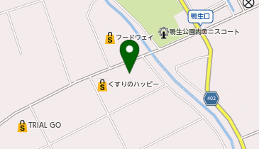 auショップ嘉麻の地図画像