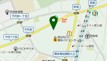 ソフトバンクBRANCH博多パピヨンガーデンの地図画像