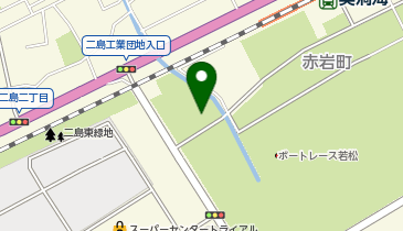 デイリーヤマザキボートレース若松店の地図画像