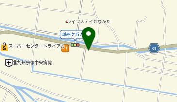 福岡トヨタ自動車宗像店の地図画像