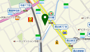 福岡トヨタ自動車THE CROWN福岡天神の地図画像
