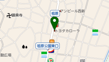 トヨタカローラ福岡西新店の地図画像