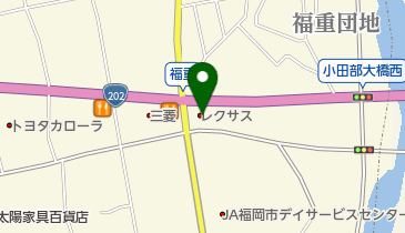 レクサス福岡西の地図画像