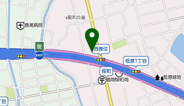 日産福岡長住店の地図画像