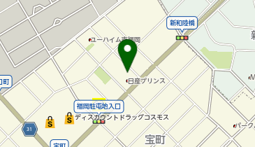 日産福岡春日店の地図画像