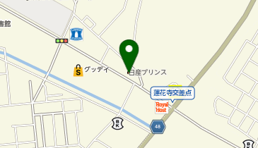 日産福岡中間店の地図画像