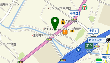 北九州日産モーター小倉中津口店の地図画像