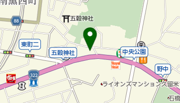 Honda Cars久留米中央諏訪野町店の地図画像