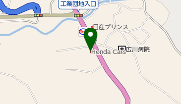 Honda Cars筑後広川店の地図画像