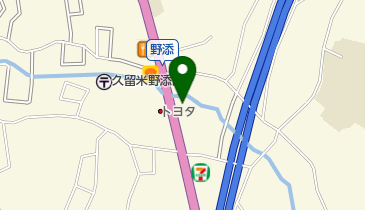 Honda Cars福岡久留米南店の地図画像