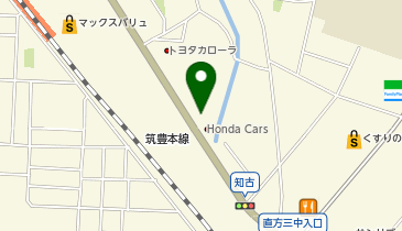 Honda Cars北九州直方店の地図画像