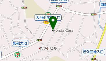 Honda Cars福岡筑紫丘店の地図画像