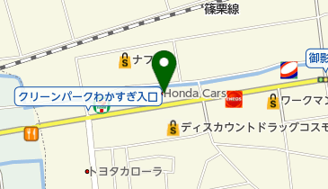 Honda Cars博多粕屋東店の地図画像